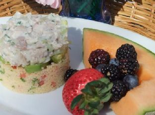 layered-chicken-salad-with-couscous