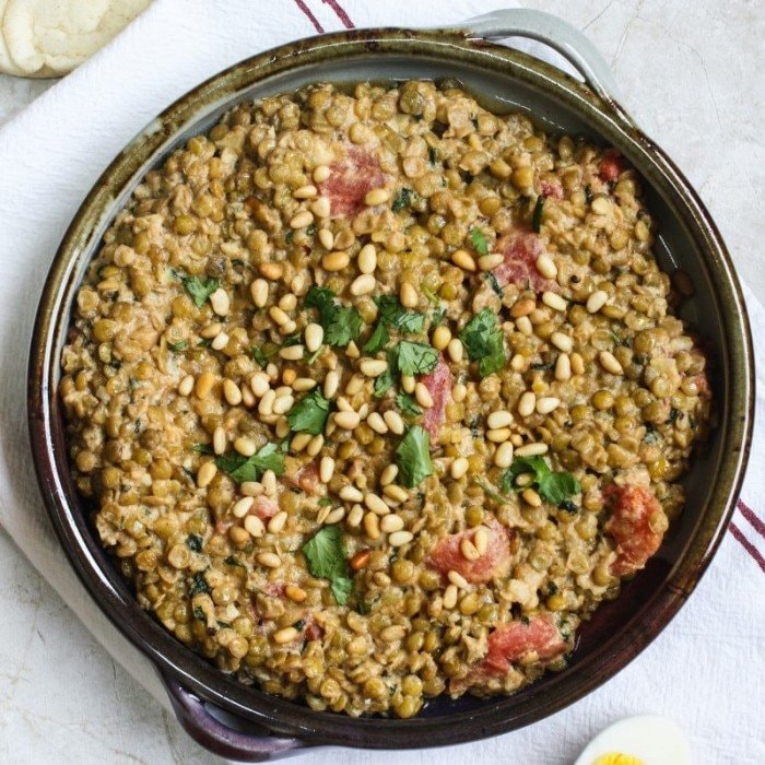 tahini-lentils